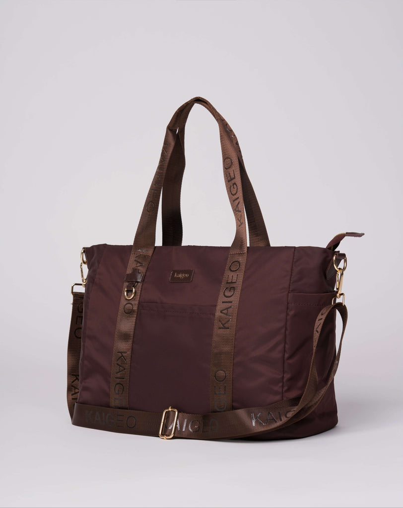 Kaigeo Mocha multipurpose large tote for everyday use